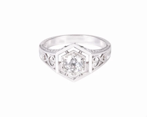 Pierścionek z diamentem ok. 0,50 ct