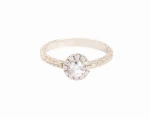 Pierścionek z brylantami ok. 0,44 ct