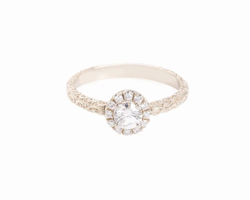 Pierścionek z brylantami ok. 0,44 ct