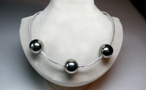 Naszyjnik ze srebra kule