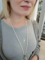 Ręcznie robiona srebrna zawieszka z perłą i cyrkonią