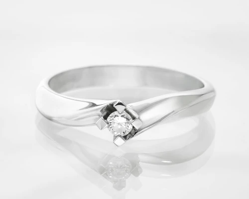 Pierścionek z diamentem 34455